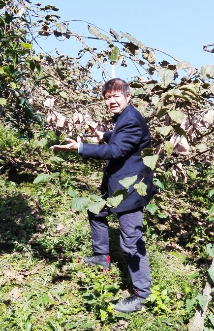 戴钢书教授在果园中为同学们讲解“新农村建设”.jpg